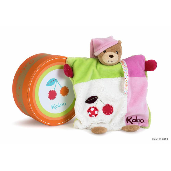Kaloo Colours Doudou Bear Puppet Pink - ONLINE ONLY