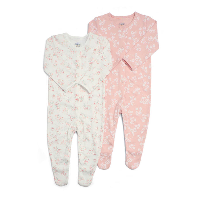Mamas and Papas Pink & White Floral - 6 Piece Set